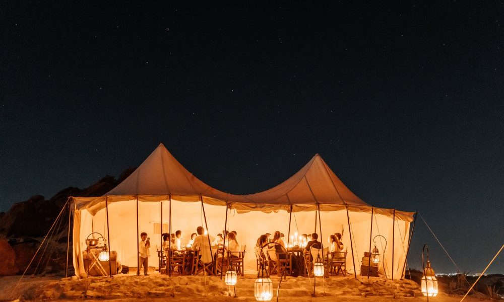 repas mariage desert marrakech